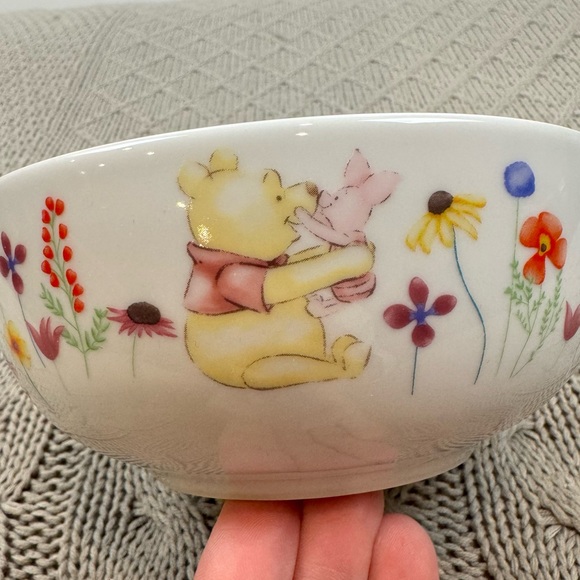 Disney Other - Disney Winnie the Pooh Golden Flowers Cereal or Soup Bowl